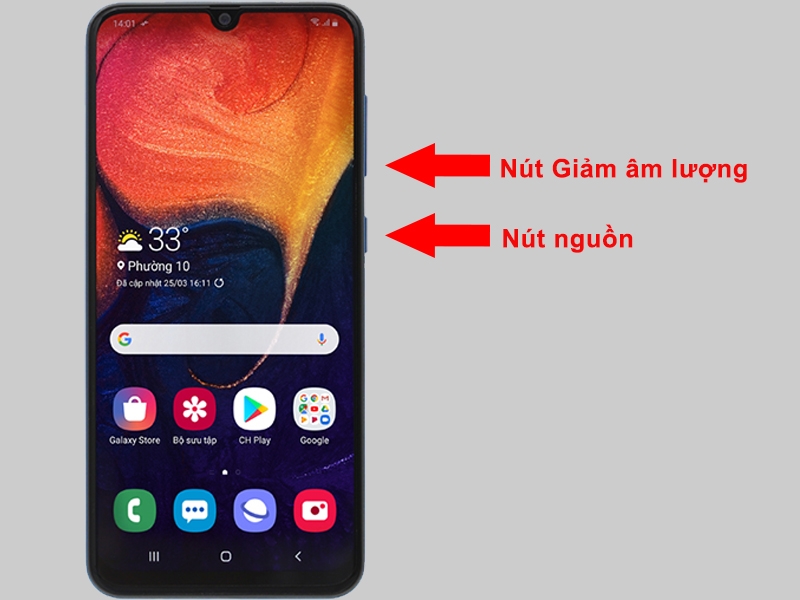 Cách chụp màn hình Samsung S25 hình 2