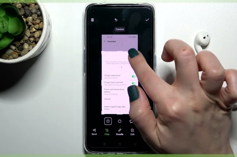 Cách chụp một phần màn hình trên Android 1