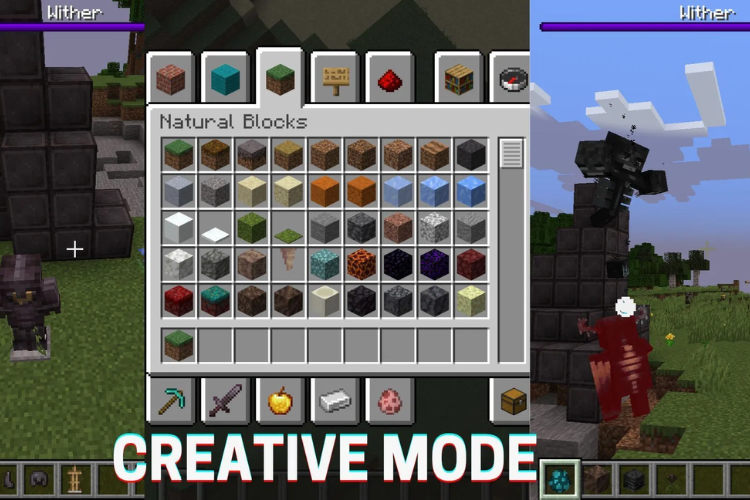 cách chuyển sang chế độ sáng tạo trong minecraft pc 2