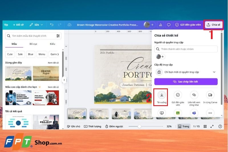 Cách chuyển từ Canva sang PowerPoint ảnh 16