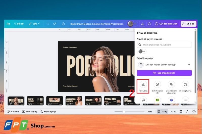 Cách chuyển từ Canva sang PowerPoint ảnh 3