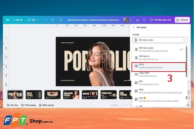Cách chuyển từ Canva sang PowerPoint ảnh 4