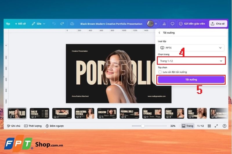 Cách chuyển từ Canva sang PowerPoint ảnh 5