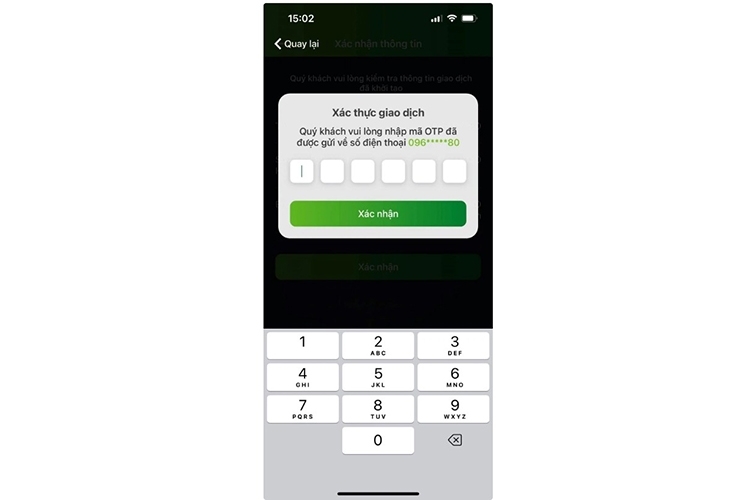 Cách đăng nhập app Vietcombank trên thiết bị mới - Hình 4