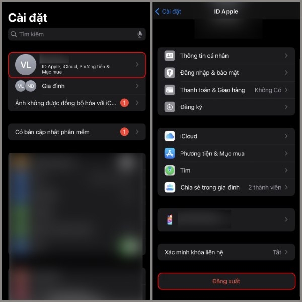 Cách đăng xuất iCloud trên iPhone - hình 3