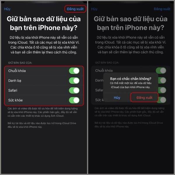 Cách đăng xuất iCloud trên iPhone - hình 4