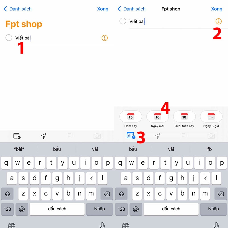 Cách đặt lời nhắc có chuông trên iPhone (HÌNH 5)