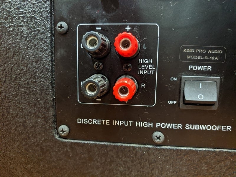 Cách đấu loa Sub điện vào Ampli - Hình 3