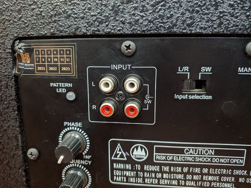 Cách đấu loa Sub điện vào Ampli - Hình 6