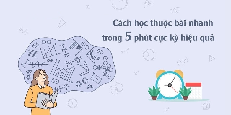cách học thuộc bài nhanh trong 5 phút 1
