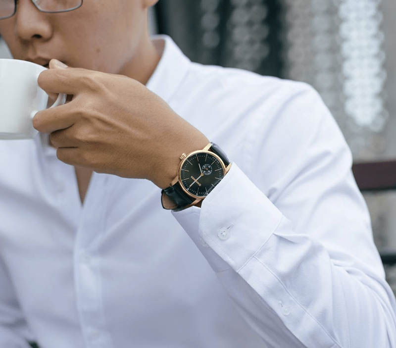 Cách đeo đồng hồ đẹp 7
