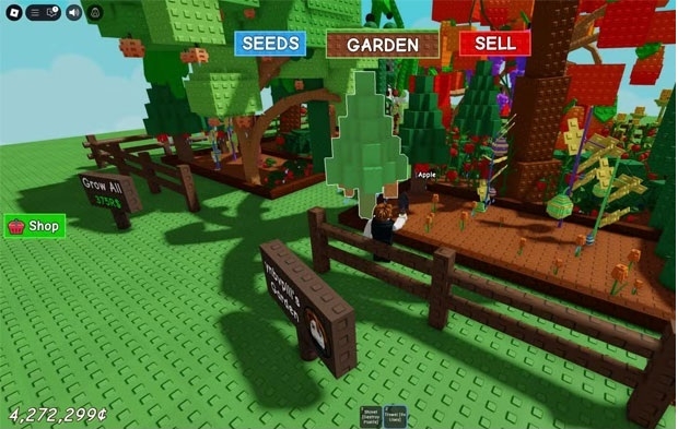 cách di chuyển cây trồng trong Grow A Garden 3