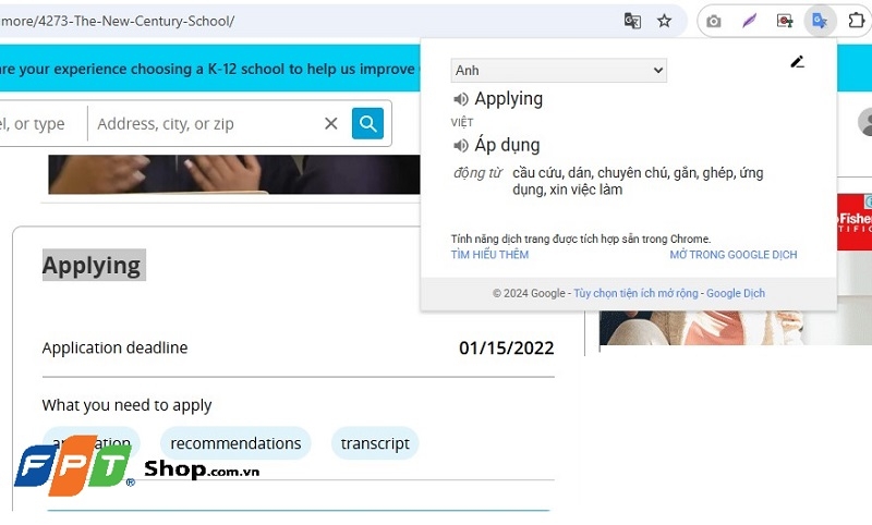 Cách dịch Anh-Việt nhanh trên Chrome ảnh 16