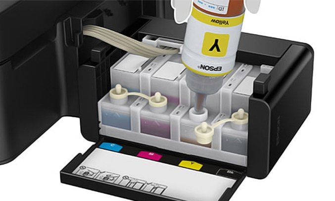 Cách đổ mực máy in Epson T60 - hình 2