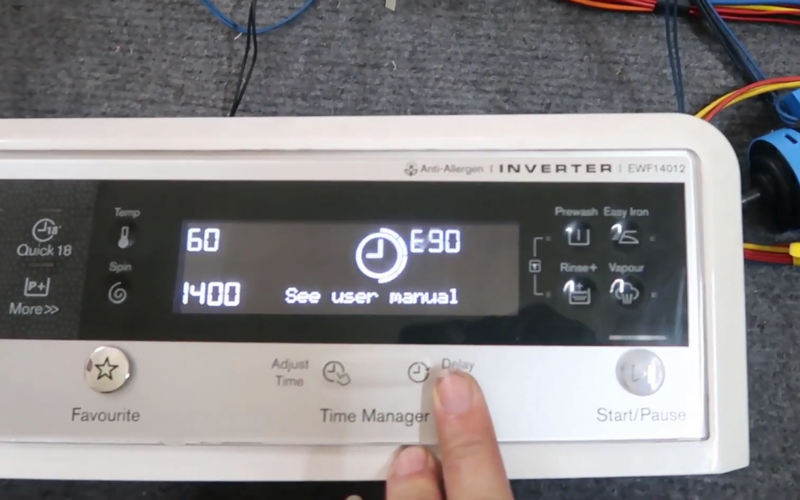 cách đọc mã lỗi máy giặt electrolux (ảnh 1)