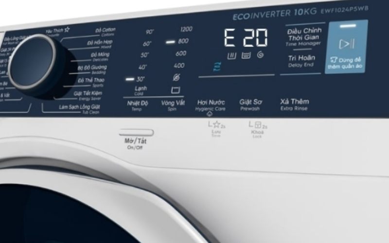 cách đọc mã lỗi máy giặt electrolux (ảnh 5)