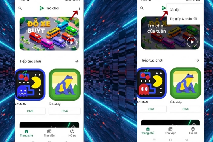 cách đổi tài khoản thanh toán google play trong game 1