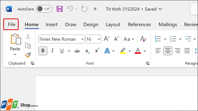 Cách đổi tên tác giả trong Word ảnh 1