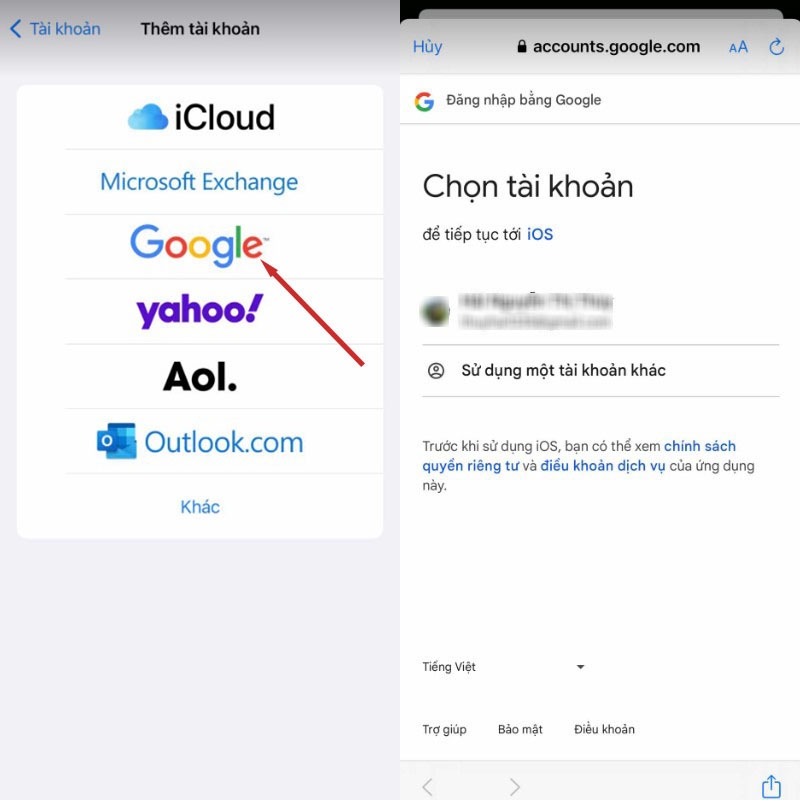 Cách đồng bộ danh bạ từ Gmail sang iPhone (hình 5)