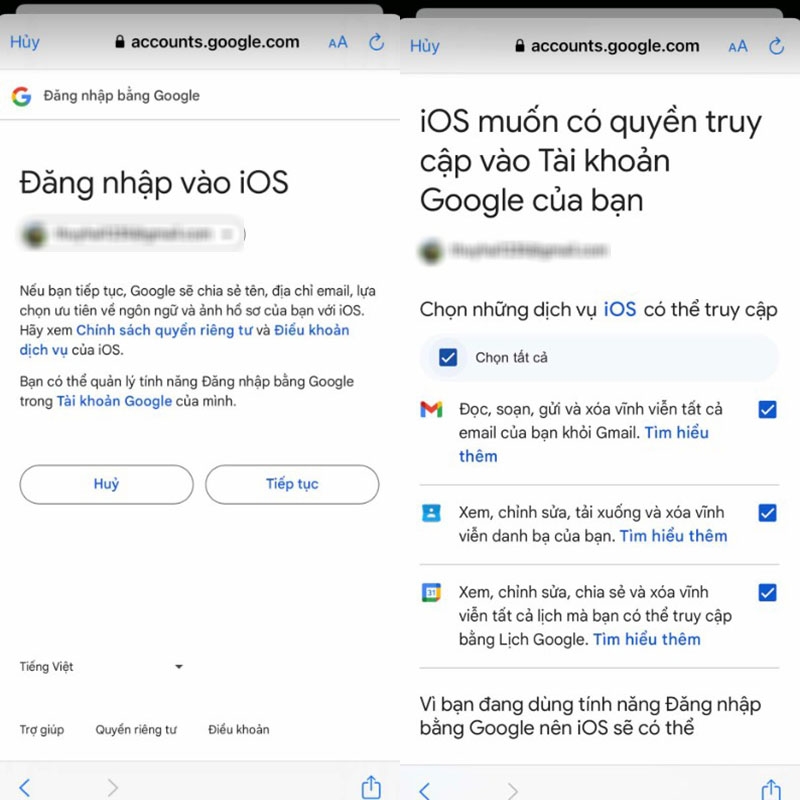 Cách đồng bộ danh bạ từ Gmail sang iPhone (hình 7)