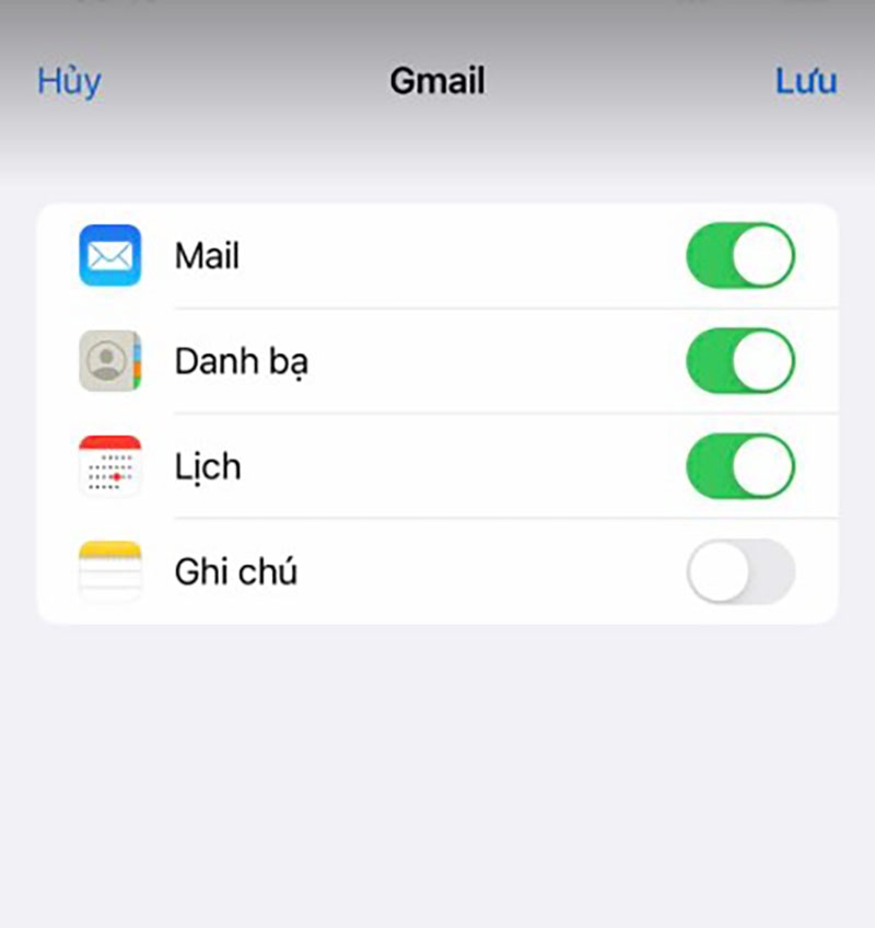 Cách đồng bộ danh bạ từ Gmail sang iPhone (hình 8)