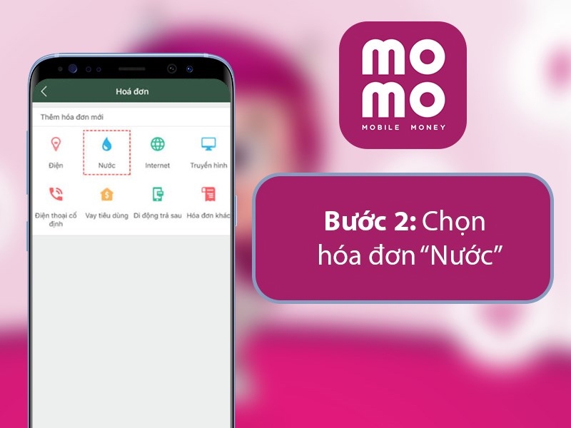 dong tien nuoc online qua vi dien tu