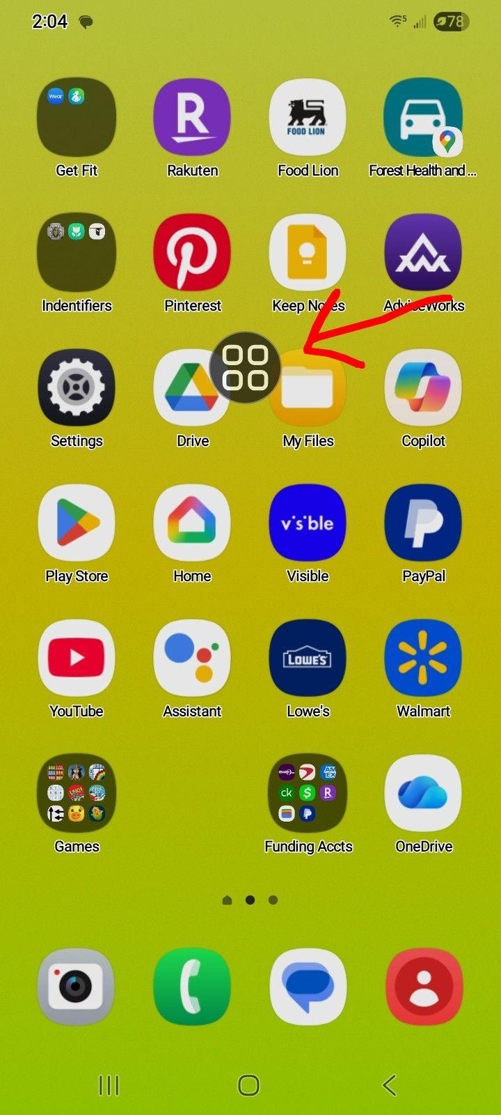 Cách đưa nút chụp màn hình ra ngoài Samsung - Hình 3