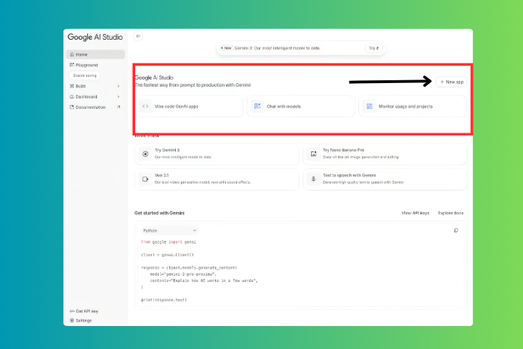 cách dùng Google AI Studio 2