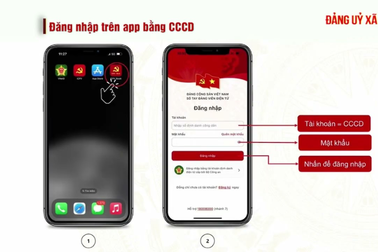 Một vài lưu ý khi đăng ký Sổ tay Đảng viên điện tử iCPV