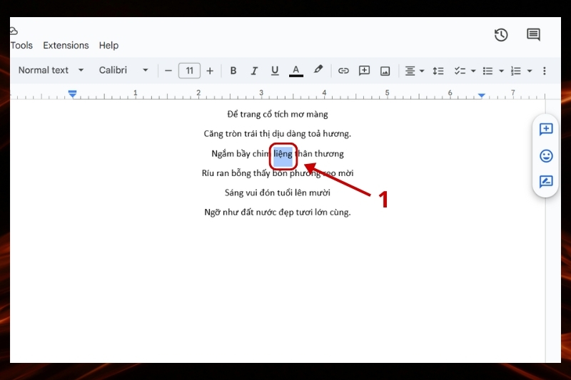 Cách footnote trong Docs ảnh 2