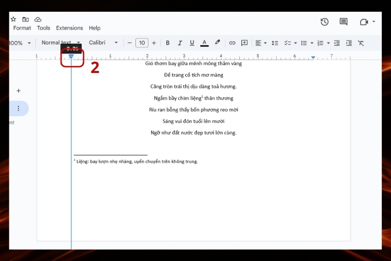 Cách footnote trong Docs ảnh 8