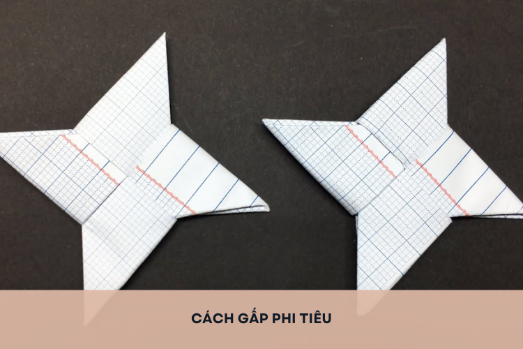 Hướng dẫn học cách gấp phi tiêu vừa đơn giản vừa bay xa chỉ trong vài bước dễ làm