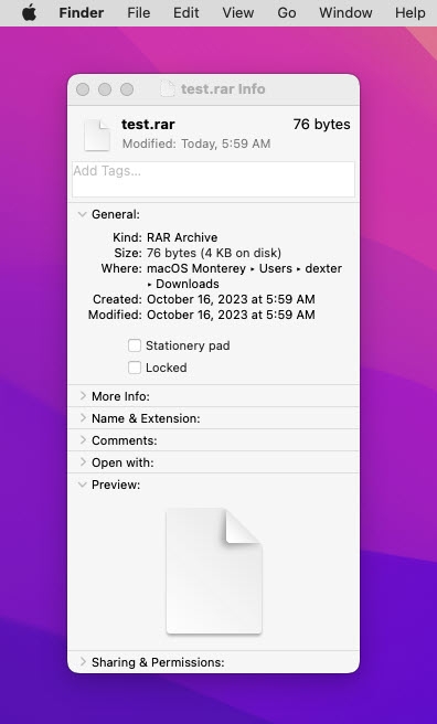 cách giải nén file RAR trên MacBook hình 2