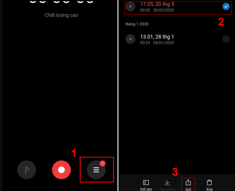cách gửi bản ghi âm qua Zalo (hình 5)