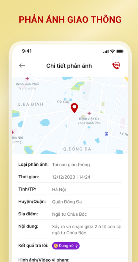 Cách gửi hình ảnh clip vi phạm giao thông ảnh 3