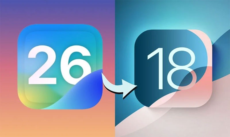 Cách hạ ios 26 xuống 18 hình 1