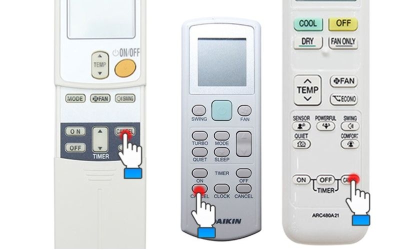 cách hẹn giờ tắt máy lạnh Daikin hình 3