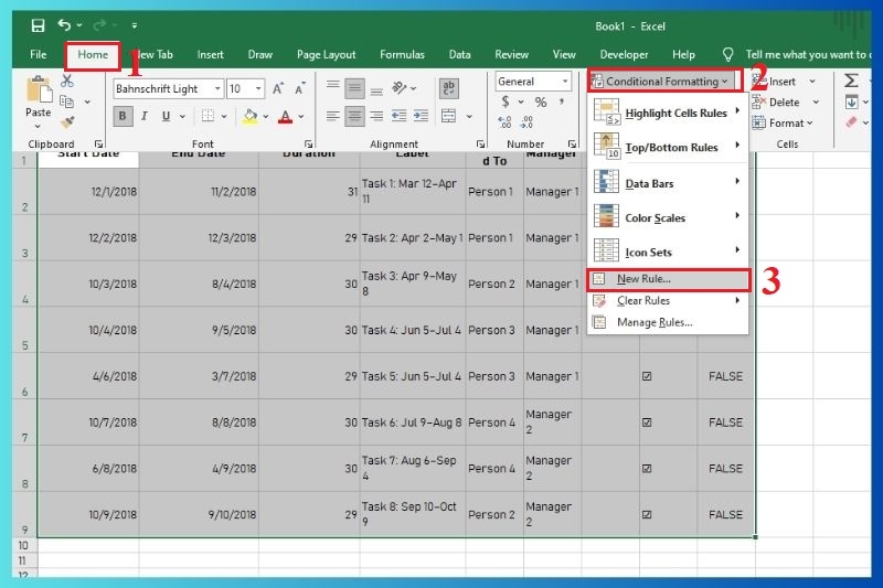 Cách highlight ô hoặc hàng trong Excel ảnh 10