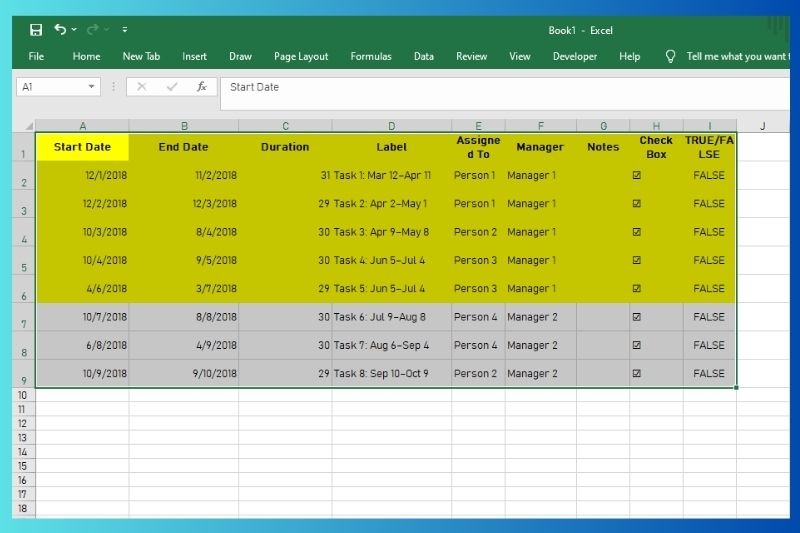 Cách highlight ô hoặc hàng trong Excel ảnh 12