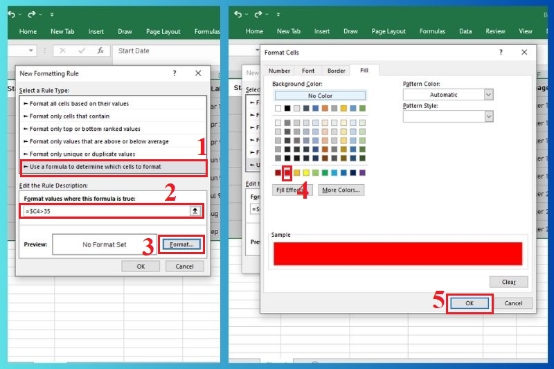Cách highlight ô hoặc hàng trong Excel ảnh 13