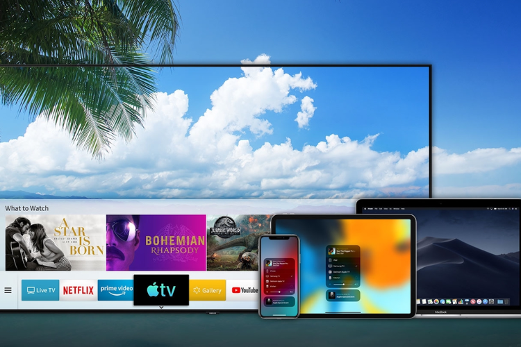 Cách kết nối AirPlay với tivi Samsung hình 2