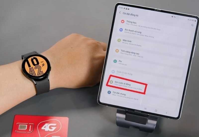 cách kết nối esIM trên Samsung Watch 3 hình 3