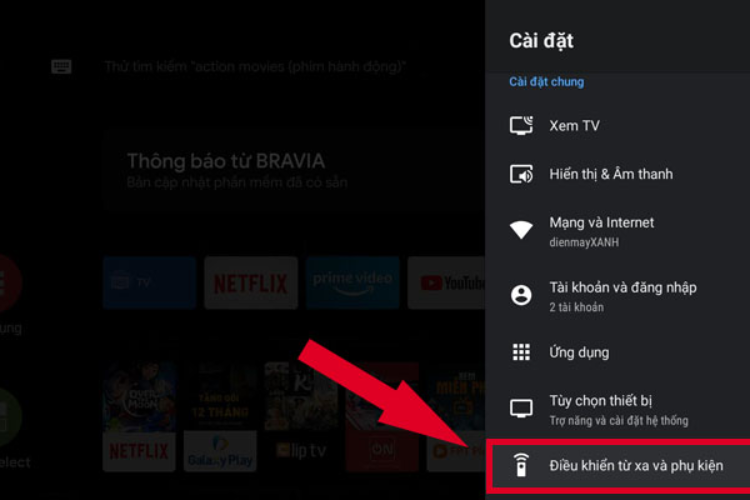cách kết nối loa Bluetooth với tivi Sony hình 2