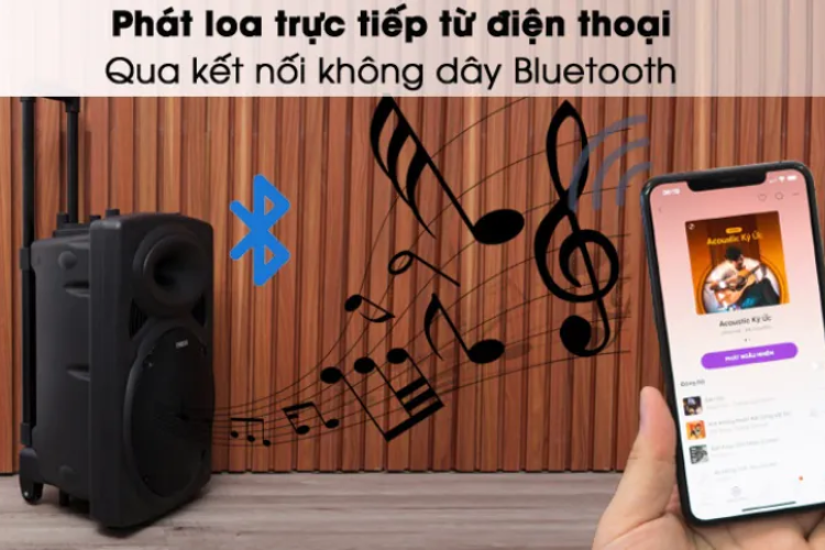 cách kết nối loa enkor với điện thoại 1