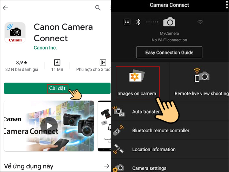 Cách chuyển ảnh từ máy ảnh Canon sang điện thoại (ảnh 3)