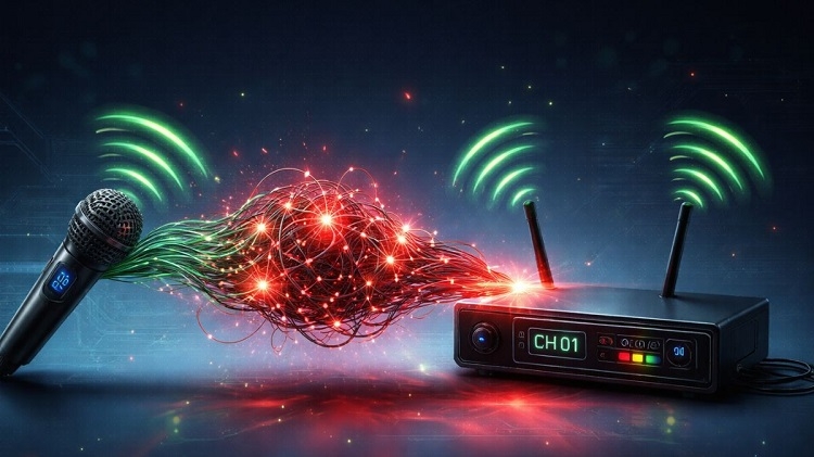 Cách kết nối micro không dây với amply (Hình 7)