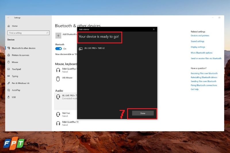 Cách kết nối tai nghe Bluetooth với laptop Dell ảnh 5