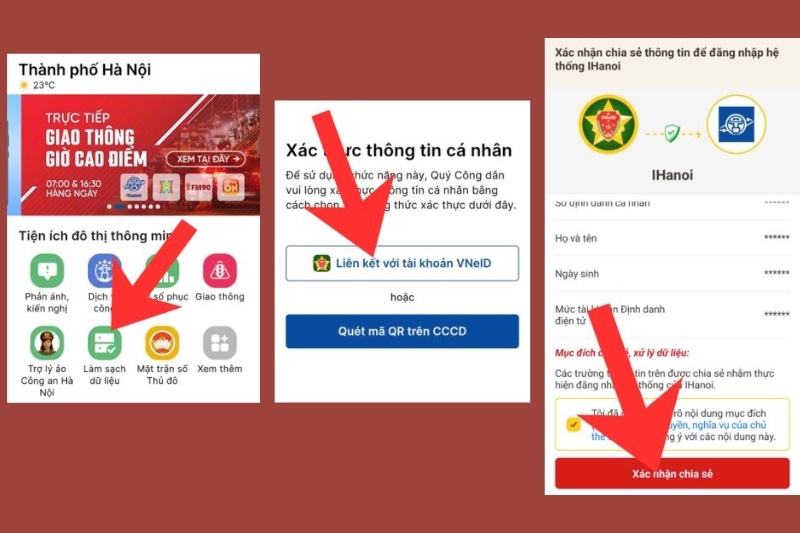 Cách khai báo thông tin đăng ký xe qua iHanoi 2