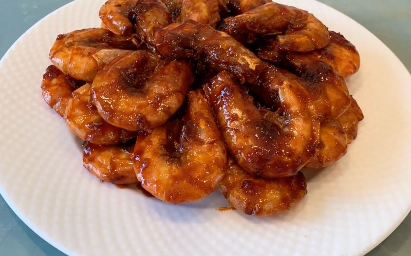 Tôm kho tiêu nước dừa