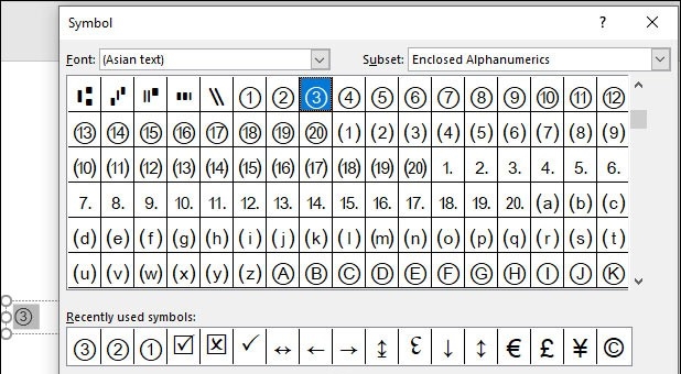 Cách khoanh tròn đáp án trong Word, Excel hình 7